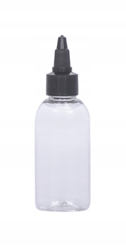 PET láhev plochá 50 ml s černým aplikátorem 50 ml