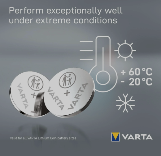 VARTA speciální lithiová baterie CR2032